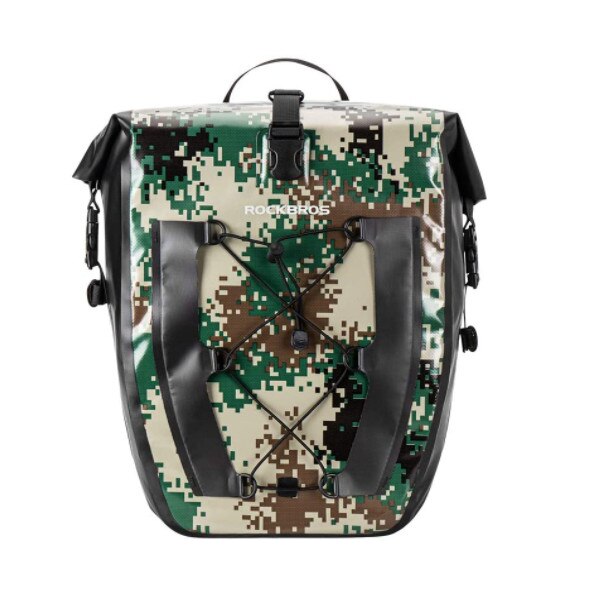 Geanta bicicleta Rockbros, AS-002-1C, Camuflaj, 27 L, Multicolor