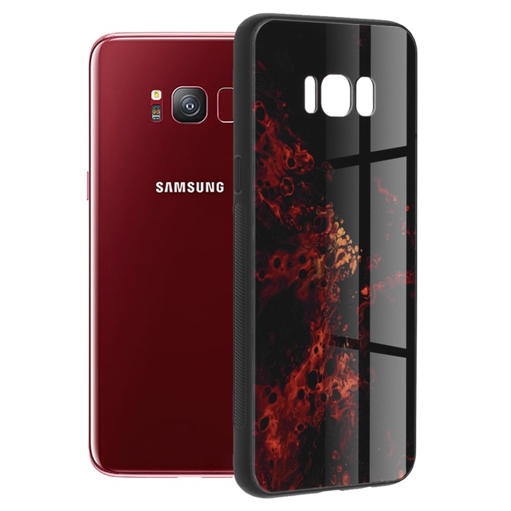 Кейс за Samsung Galaxy S8, Поликарбонат, Red Nebula