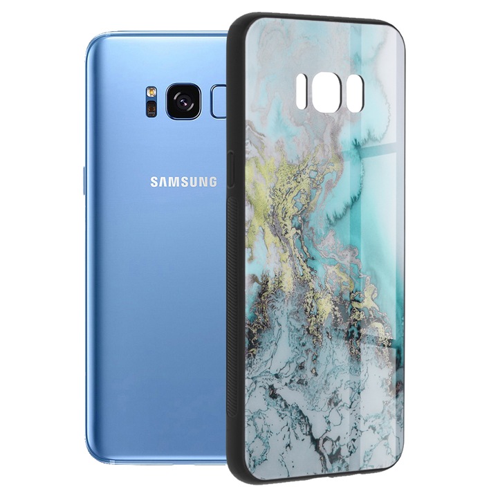 Кейс за Samsung Galaxy S8 Plus, Techsuit Glaze Series, Blue Ocean