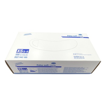 Set 150 Manusi premium, Hartmann Peha-soft Fino, Nitril, nepudrate, albastre, marimea XS Set 150 Manusi premium, Hartmann Peha-soft Fino, Nitril, nepudrate, albastre, marimea XS