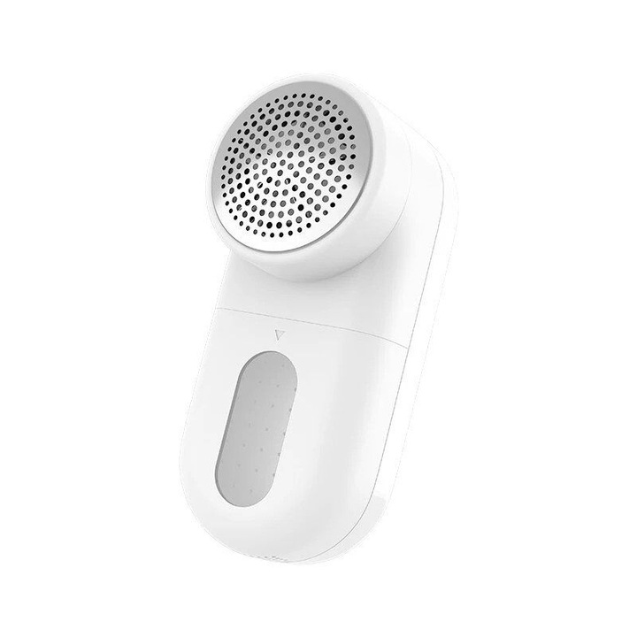 Пилинг за дрехи Smart Pulse Premium by Xiaomi, USB зареждане, 1300mAh батерия, Пет ножа, Вакуум система за събиране на прах, Бял