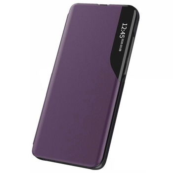 Husa Tip Carte OSinvent Eco Book Compatibila Cu Samsung Galaxy A22 5G, Piele Ecologica - Mov Husa Tip Carte OSinvent Eco Book Compatibila Cu Samsung Galaxy A22 5G, Piele Ecologica - Mov