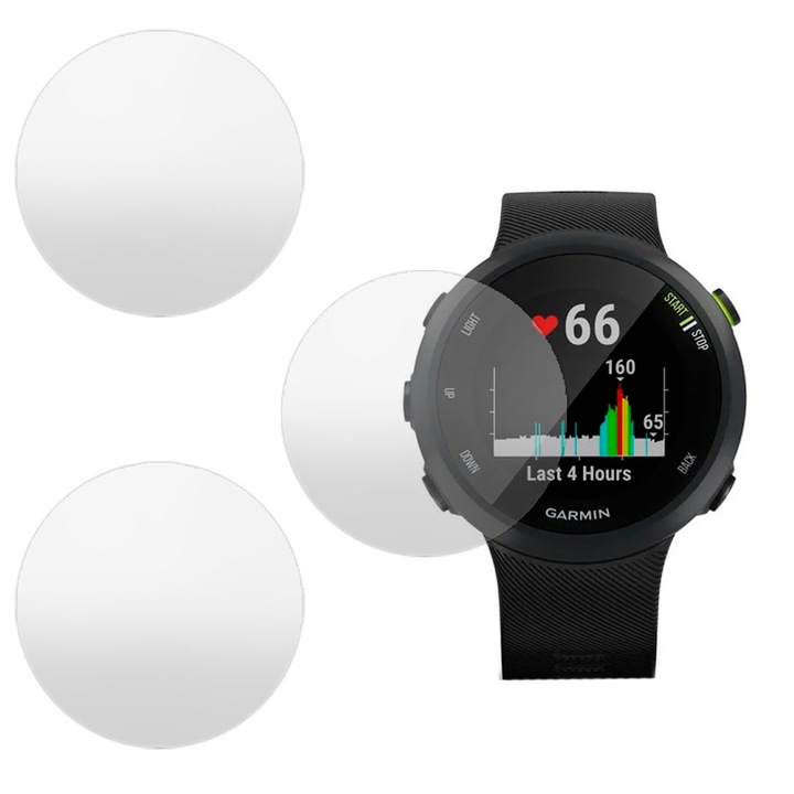 3 db SILKASE matt fólia készlet Garmin Forerunner 45-höz, szilikon, megújuló, teljes kijelzős
