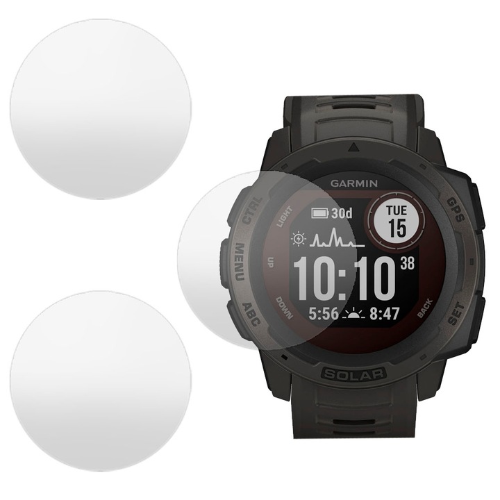 3 db antireflexiós regenerálódó szilikon SILKASE fólia Garmin Instinct Solar