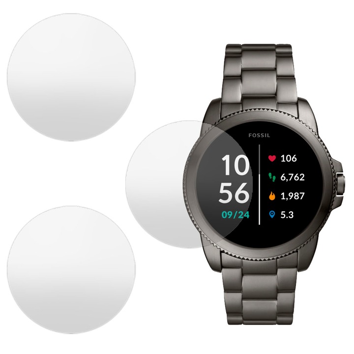 3 db antireflexiós regenerálódó szilikon SILKASE fólia Fossil FTW4049