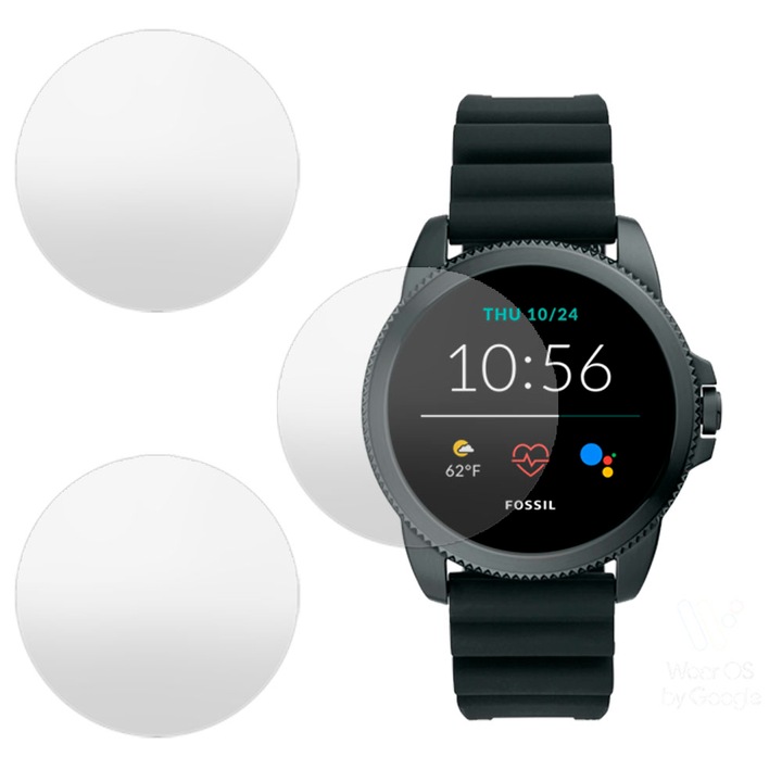 3 db antireflexiós regenerálódó szilikon SILKASE fólia Fossil FTW4047