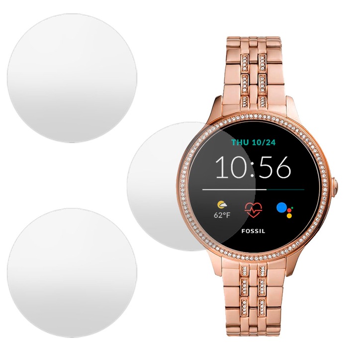 3 db antireflexiós regenerálódó szilikon SILKASE fólia Fossil FTW6073