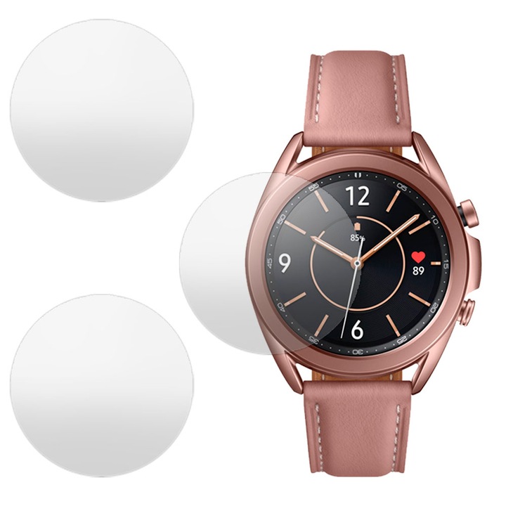 3 db antireflexiós regenerálódó szilikon SILKASE fólia Samsung Watch 3 41mm