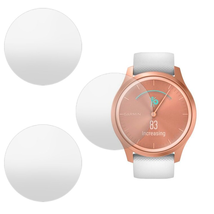 3 db antireflexiós regenerálódó szilikon SILKASE fólia Garmin Vivomove Style