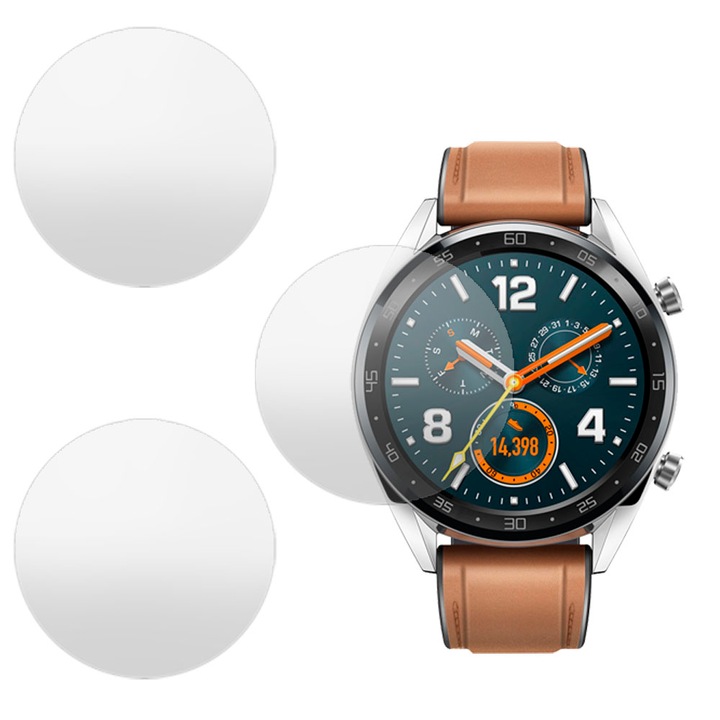 3 db antireflexiós regenerálódó szilikon SILKASE fólia Huawei Watch GT