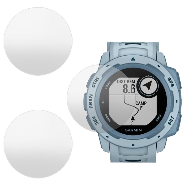 3 db antireflexiós regenerálódó szilikon SILKASE fólia Garmin Instinct