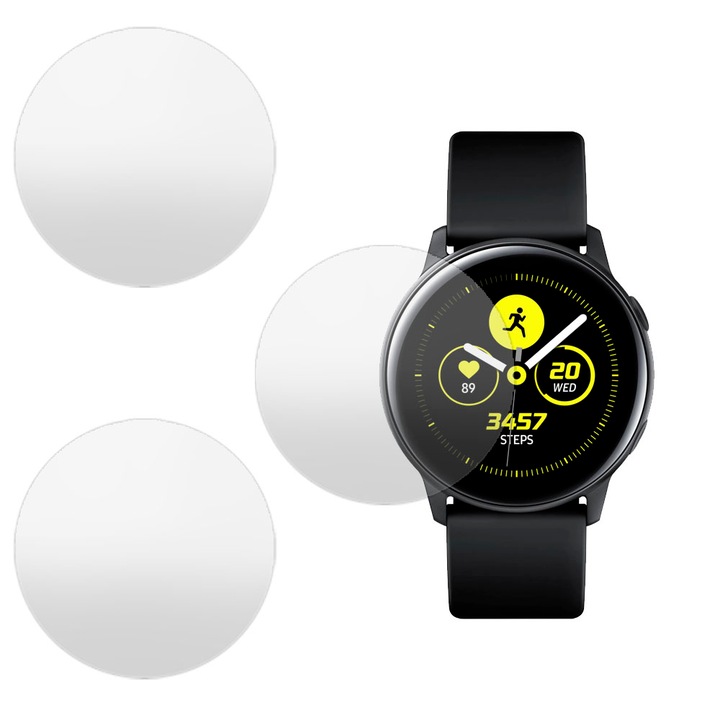 3 db antireflexiós regenerálódó szilikon SILKASE fólia Samsung Watch Active 40mm