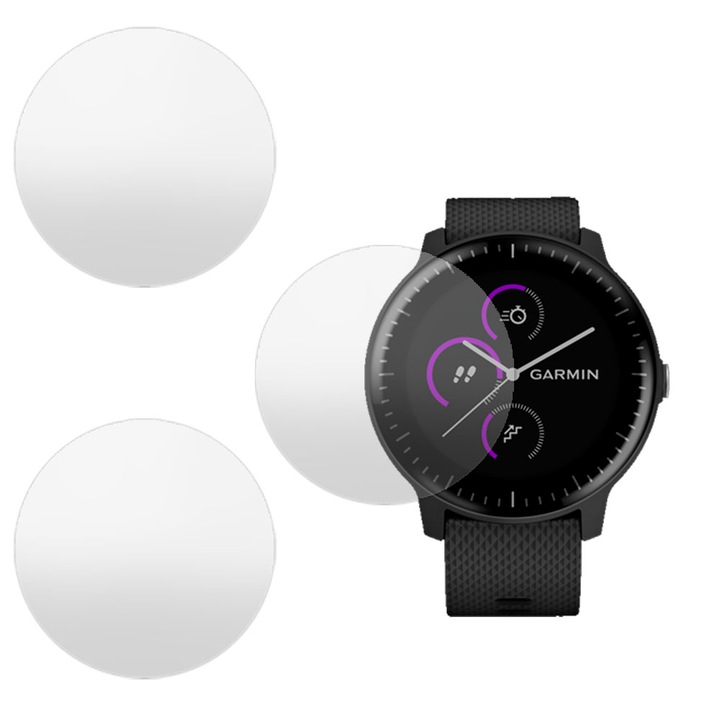 3 db antireflexiós regenerálódó szilikon SILKASE fólia Garmin Vivoactive 3