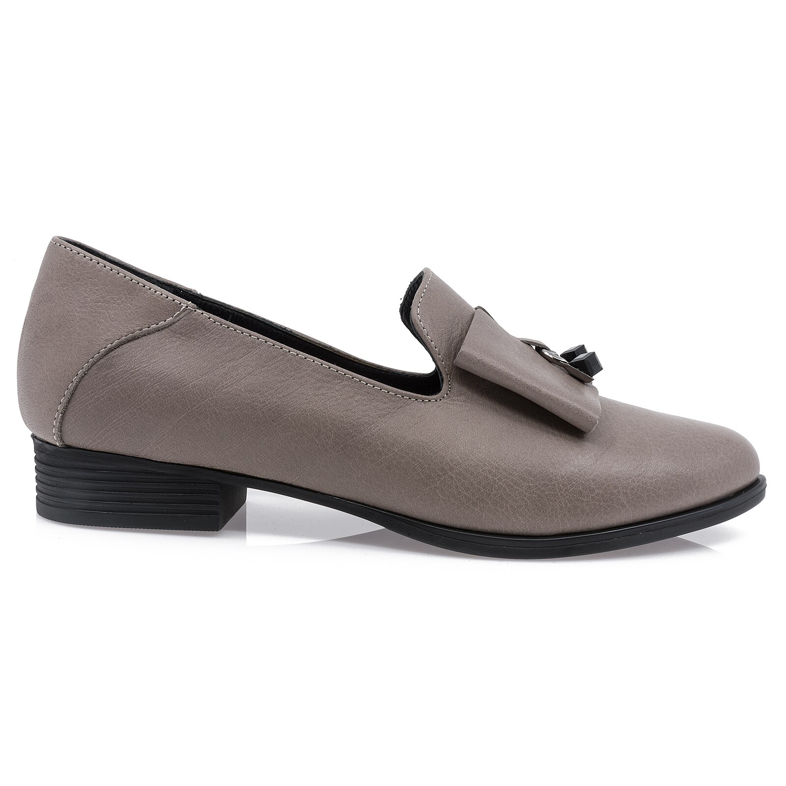 Pantofi dama, Caspian, CAS-84-21, casual, piele naturala, Gri