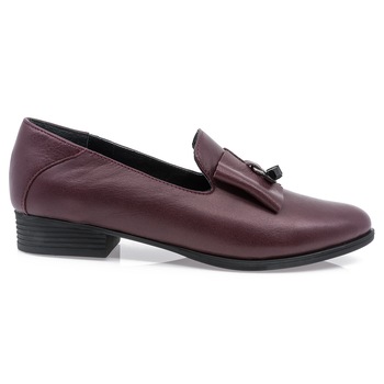 Pantofi dama, Caspian, CAS-84-21, casual, piele naturala, Bordo Pantofi dama, Caspian, CAS-84-21, casual, piele naturala, Bordo