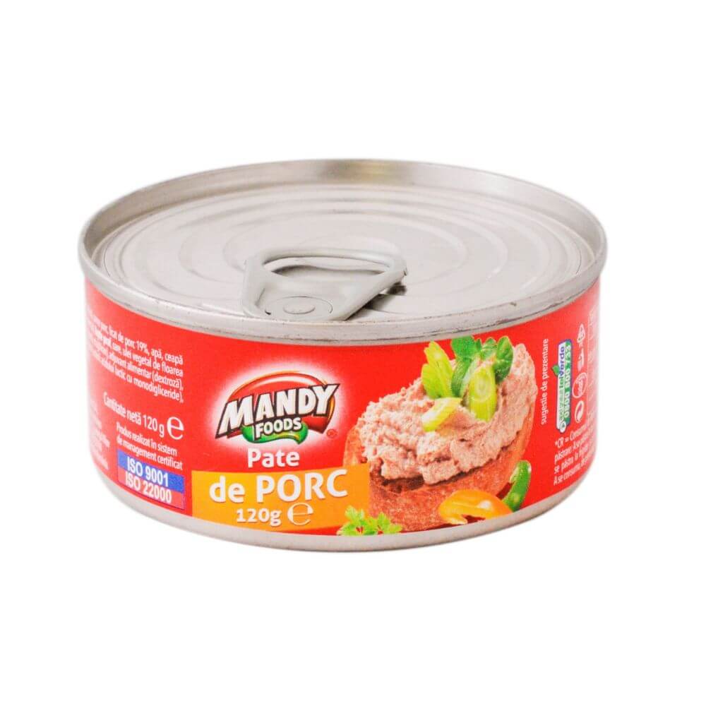 Pateu de Porc Mandy, 120 g