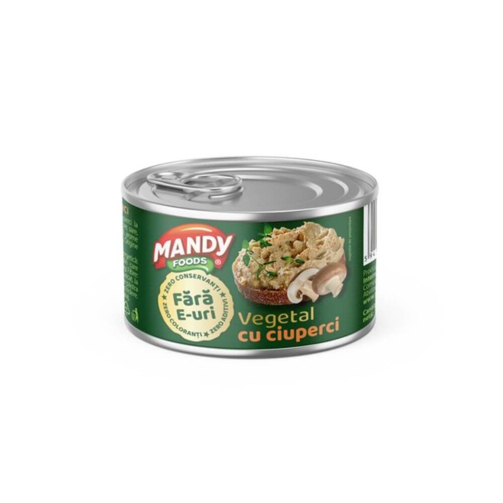 Pasta Vegetala cu Ciuperci Mandy, 145 g