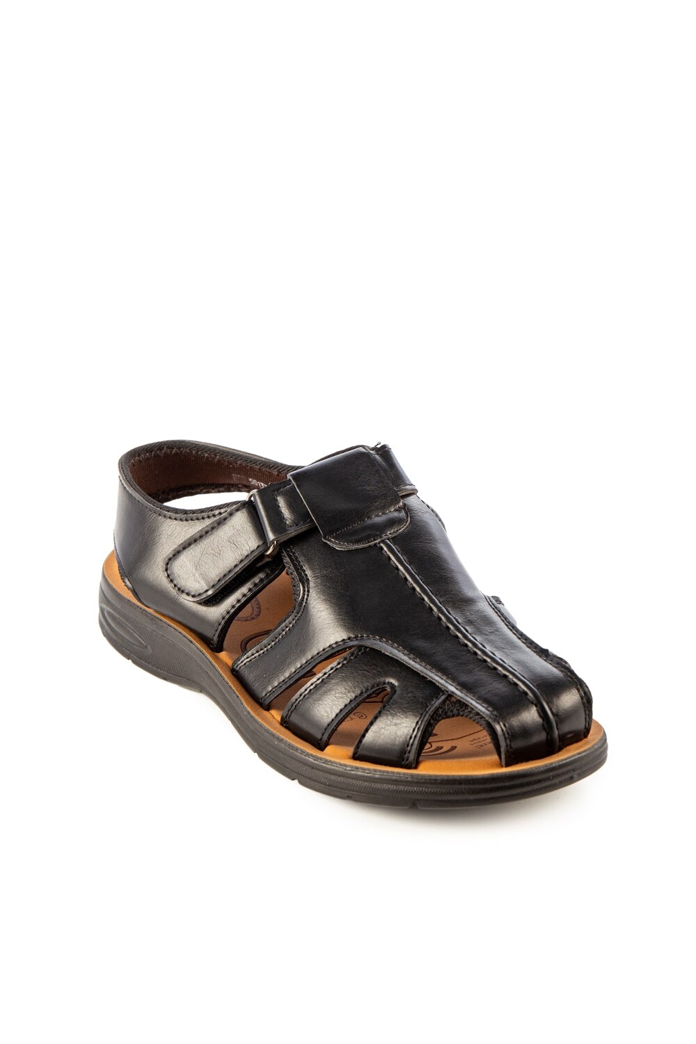 Sandale barbati Castus negru, Negru