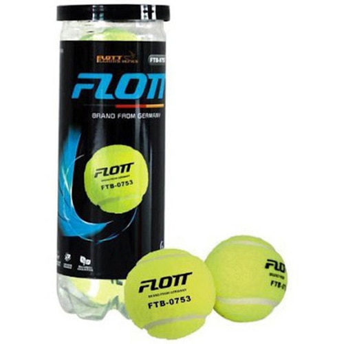 Set 3 mingi de tenis Flott, Yellow