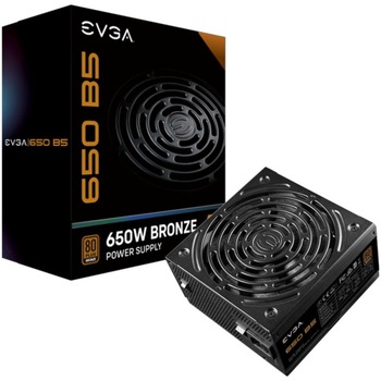 Sursa EVGA 650 B5, 80 PLUS® Bronze, 650W, Fully Modular Sursa EVGA 650 B5, 80 PLUS® Bronze, 650W, Fully Modular