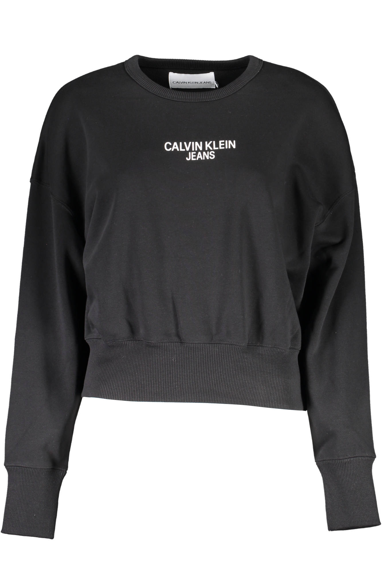 Bluza dama, Calvin Klein, jeans logo , negru, Negru