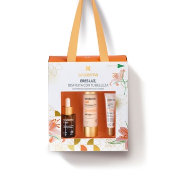 Pachet Sesderma C-Vit: Ser, 30 ml + Fluid luminozitate, 50 ml + Contur ochi, 15 ml Pachet Sesderma C-Vit: Ser, 30 ml + Fluid luminozitate, 50 ml + Contur ochi, 15 ml