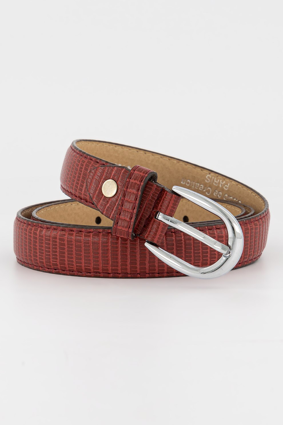 Pierre Cardin, Curea de piele cu model reptila