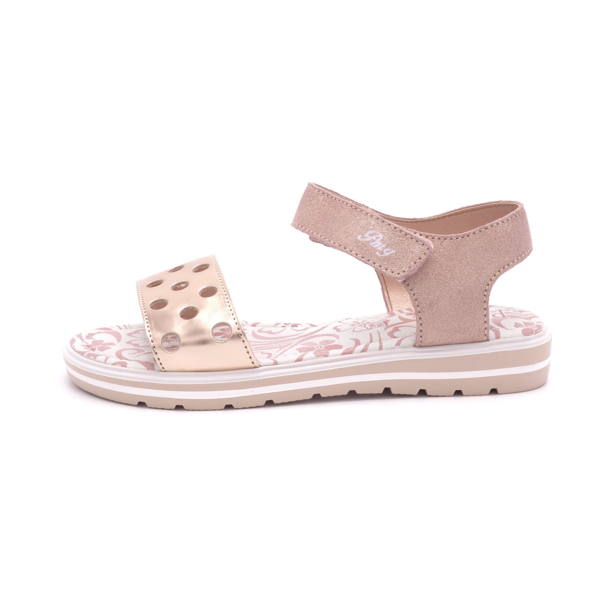 Sandale, Primigi, cu detalii metalice, Auriu