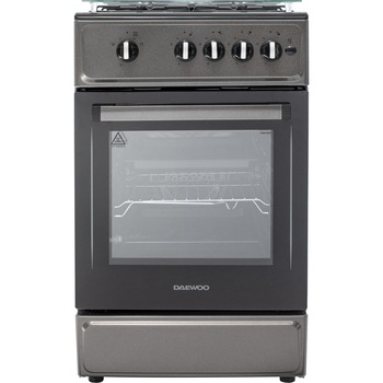 Aragaz Daewoo DCK-5G3AG, 4 arzatoare, Gaz, Grill, Rotisor, 50 cm, Arsenic Grey Aragaz Daewoo DCK-5G3AG, 4 arzatoare, Gaz, Grill, Rotisor, 50 cm, Arsenic Grey