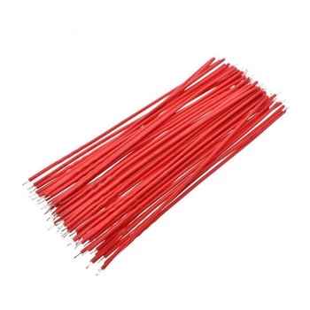 Set Cabluri pentru prototipare rosii 100 buc 10 cm Set Cabluri pentru prototipare rosii 100 buc 10 cm