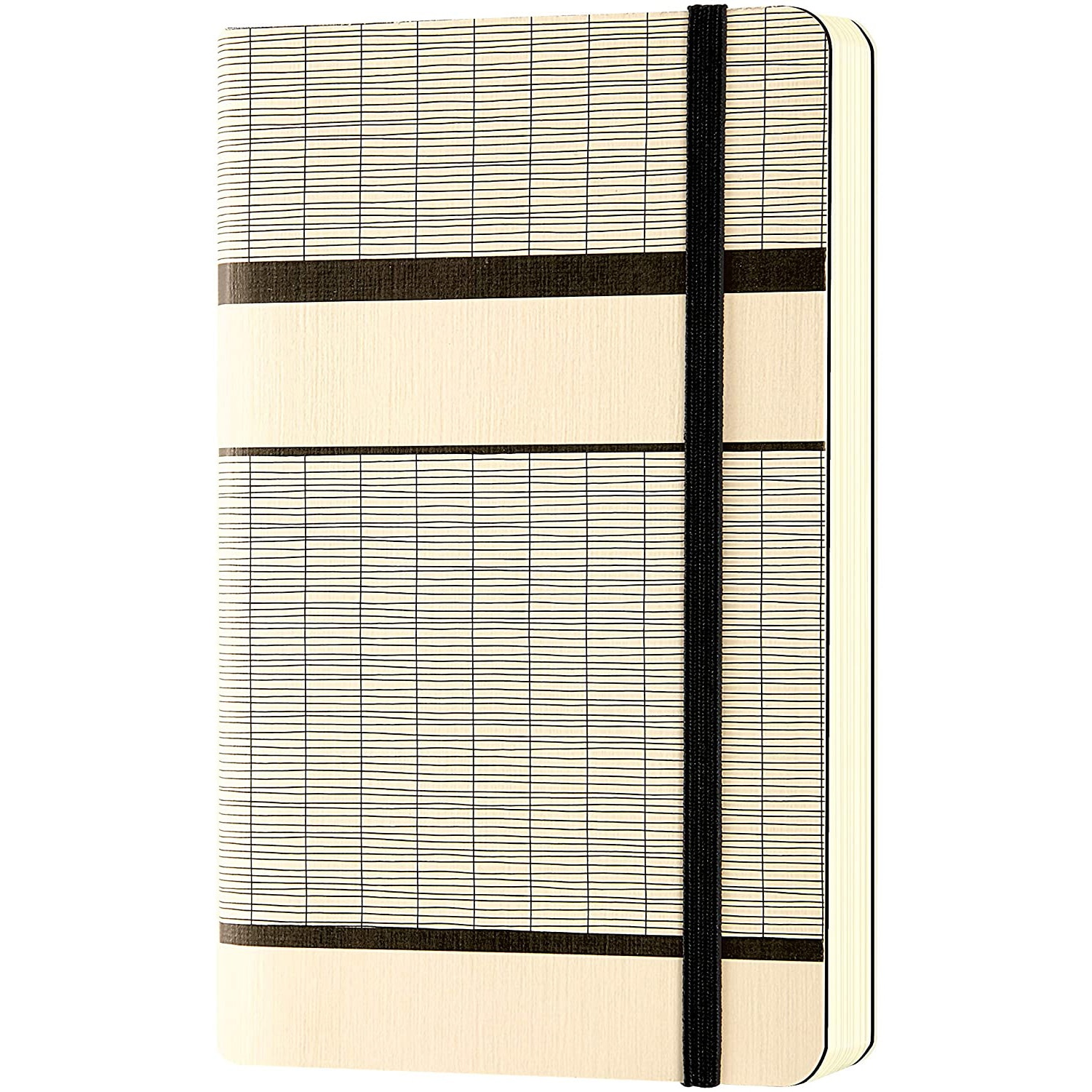 Bloc notes Castelli, Tatami, 9x14 cm, 192 pagini, hârtie ivory 70 g/mp velin, White Milk