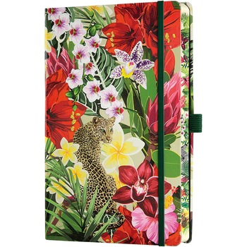 Bloc notes Castelli, Eden, 13x21 cm, 192 pagini, hârtie ivory 90 g/mp velin, motiv Leopard Bloc notes Castelli, Eden, 13x21 cm, 192 pagini, hârtie ivory 90 g/mp velin, motiv Leopard