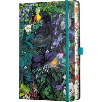 Bloc notes Castelli, Eden, 13x21 cm, 240 pagini, hârtie ivory 70 g/mp velin, motiv Lily Bloc notes Castelli, Eden, 13x21 cm, 240 pagini, hârtie ivory 70 g/mp velin, motiv Lily