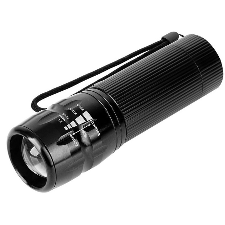 Lanterna portabila (zoom) Rebel 5W