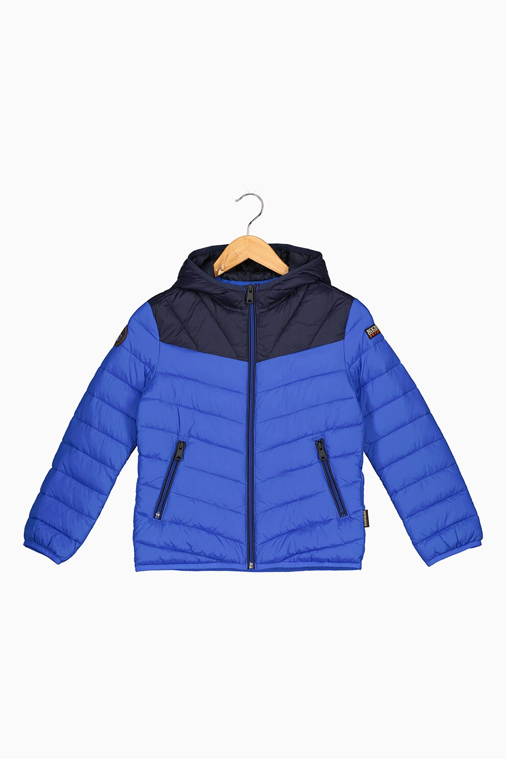 Napapijri, Geaca usoara cu aspect matlasat Aerons, Albastru royal/negru