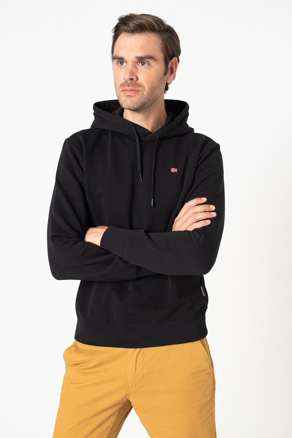 Napapijri, Hanorac cu snur de ajustare Balis, Negru