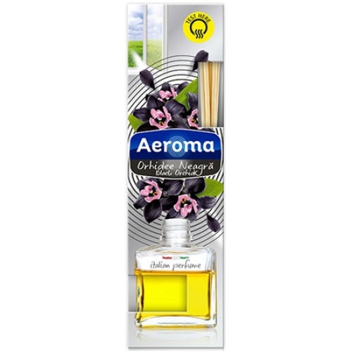 Odorizant camera Aeroma Diffuser, Orhidee neagra 120 ml