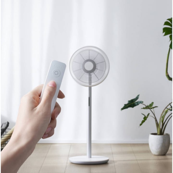 Ventilator vertical cu picior Xiaomi Mi Smartmi SMARTMI FAN 3, 25W, Baterie 2800mAh, Wi-Fi, Control prin aplicatie, Telecomanda