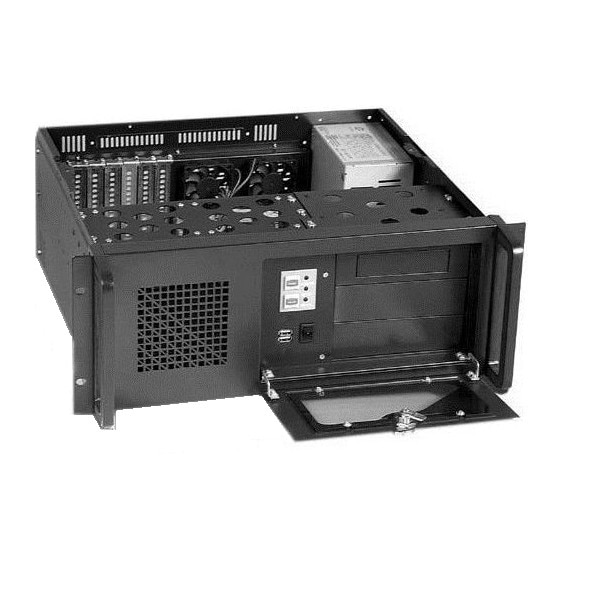 Carcasa server netrack NP5104, 19“, Negru