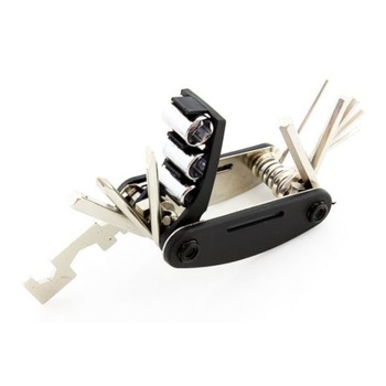 Set de chei pentru biciclete 16 in 1, Negru - Argintiu Set de chei pentru biciclete 16 in 1, Negru - Argintiu