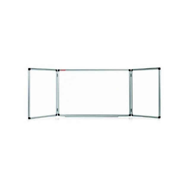 Tabla Magnetica Triptica cu Rama din Aluminiu Memoboards, 100x170cm