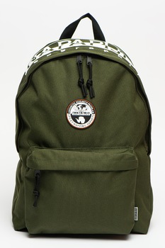 Napapijri, Rucsac unisex cu buzunar frontal Happy - 20L, Verde feriga Napapijri, Rucsac unisex cu buzunar frontal Happy - 20L, Verde feriga