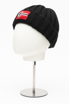 Napapijri, Caciula din amestec de lana cu aplicatie logo Semiury 5 Napapijri, Caciula din amestec de lana cu aplicatie logo Semiury 5