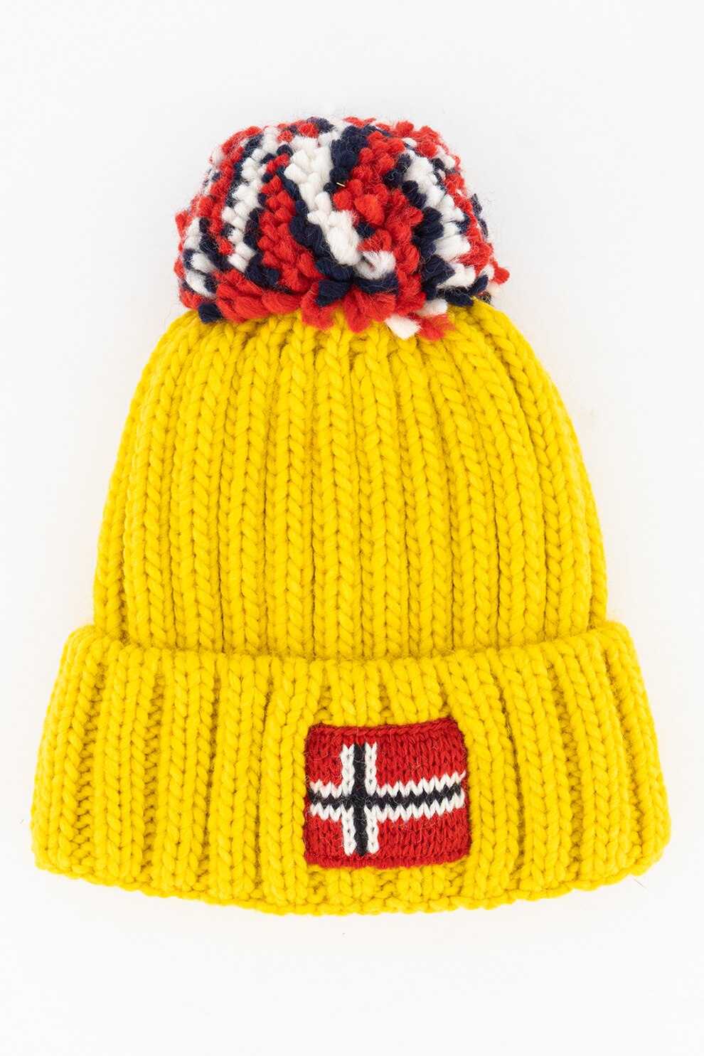 Napapijri, Caciula tricotata cu ciucure si logo