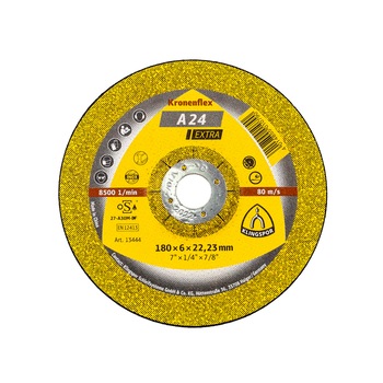 Disc Polizat Klingspor, A 24 Extra 180x6x22.23 / EXT 13444 Disc Polizat Klingspor, A 24 Extra 180x6x22.23 / EXT 13444