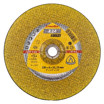 Disc Polizat klingspor A 24 Extra 230x6x22.23mm / EXT 13447 Disc Polizat klingspor A 24 Extra 230x6x22.23mm / EXT 13447