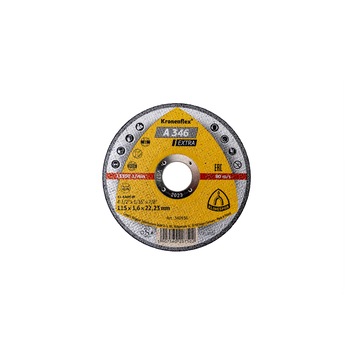 Disc debitare, Klingspor A 346 Extra, inox si metal, 115 x 1.6 x 22.23 mm / EXT 340936 Disc debitare, Klingspor A 346 Extra, inox si metal, 115 x 1.6 x 22.23 mm / EXT 340936