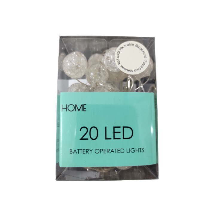 Instalatie Ghirlanda cu 20 Becuri LED, Lumina Calda, Premium, Original Deals®