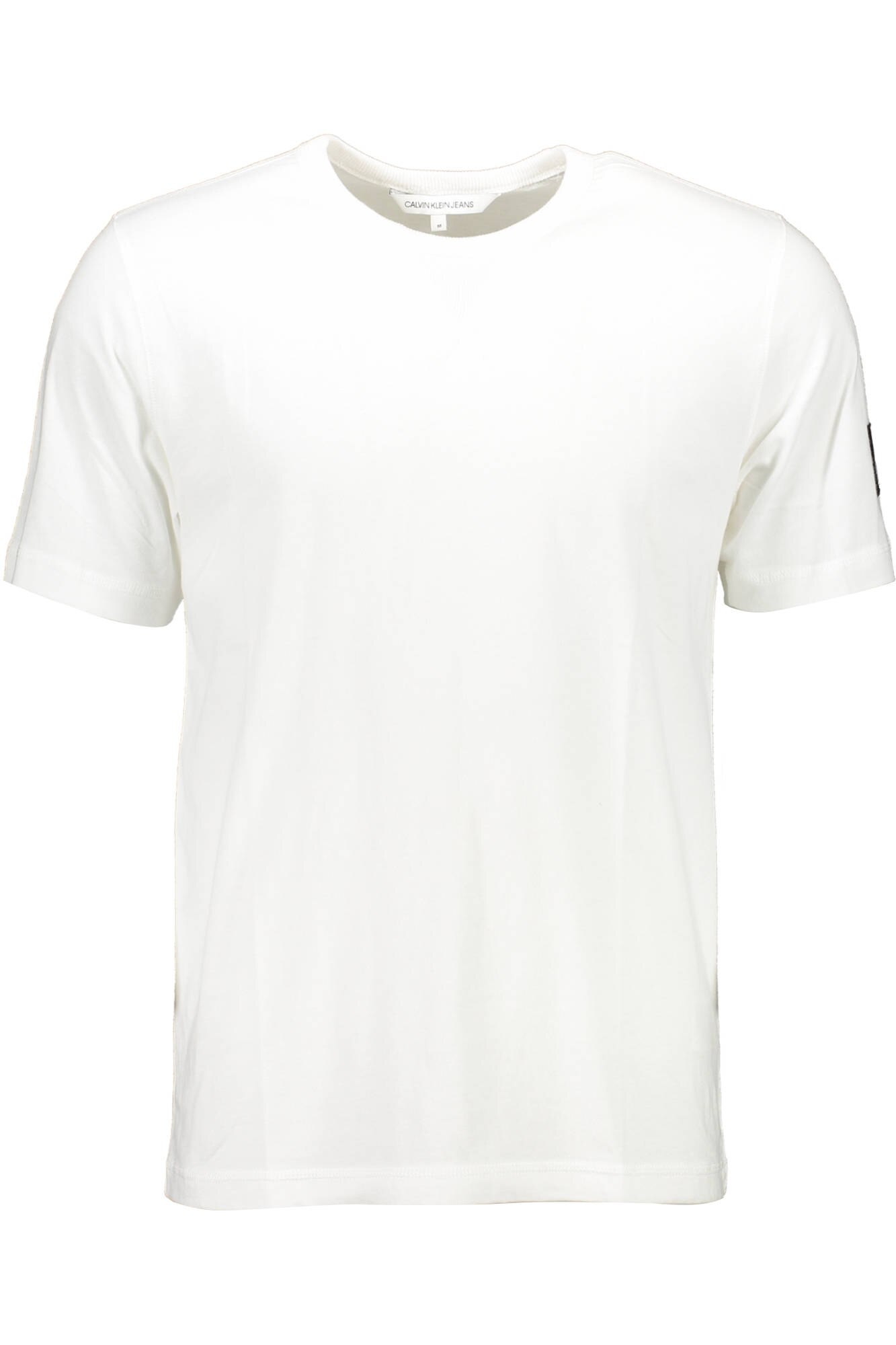 Tricou Barbati, CALVIN KLEIN, 9100721, Logo, Alb, Alb, L