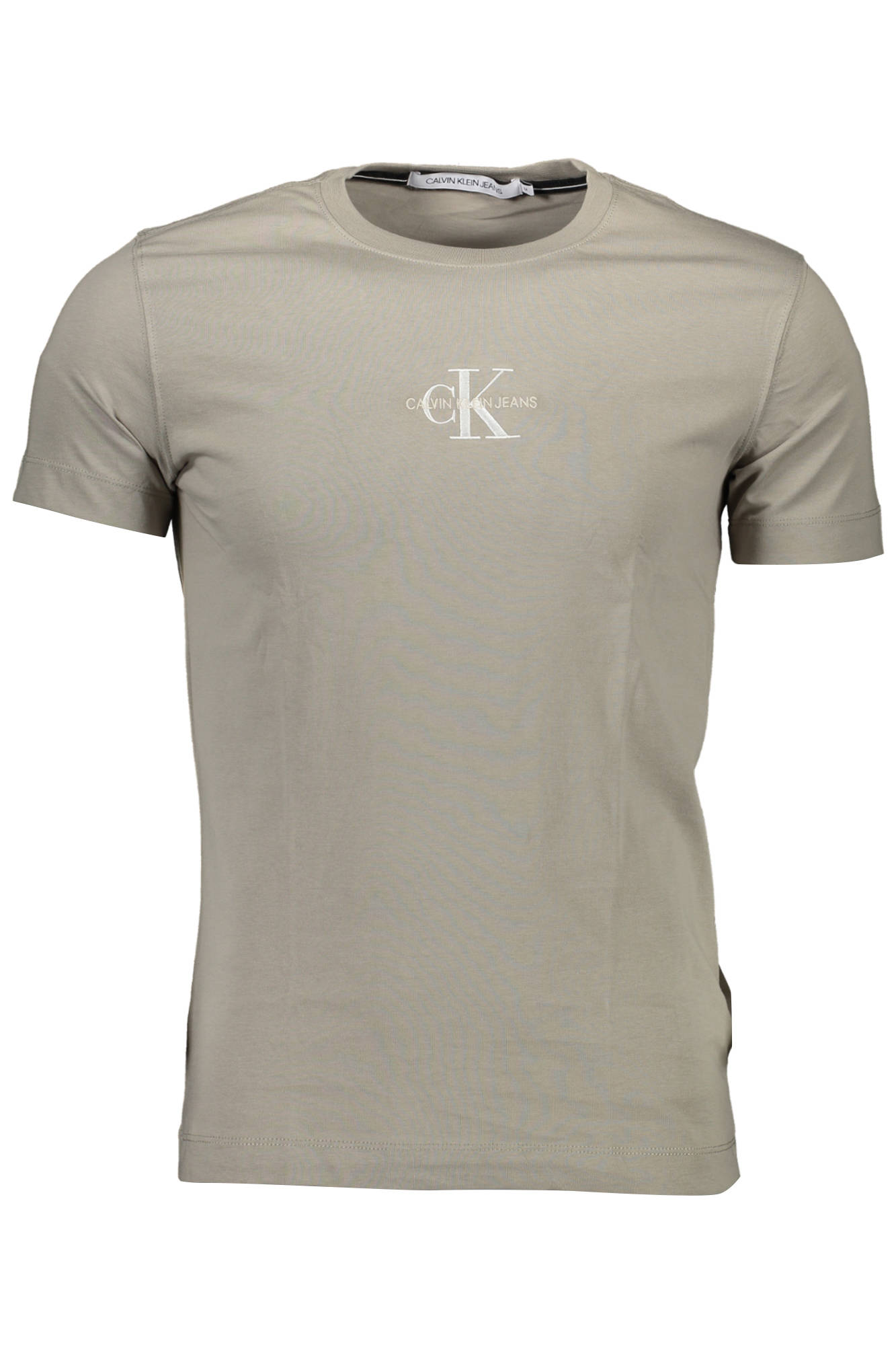 Tricou Barbati, Calvin Klein, Gri, CK Logo Center, Gri